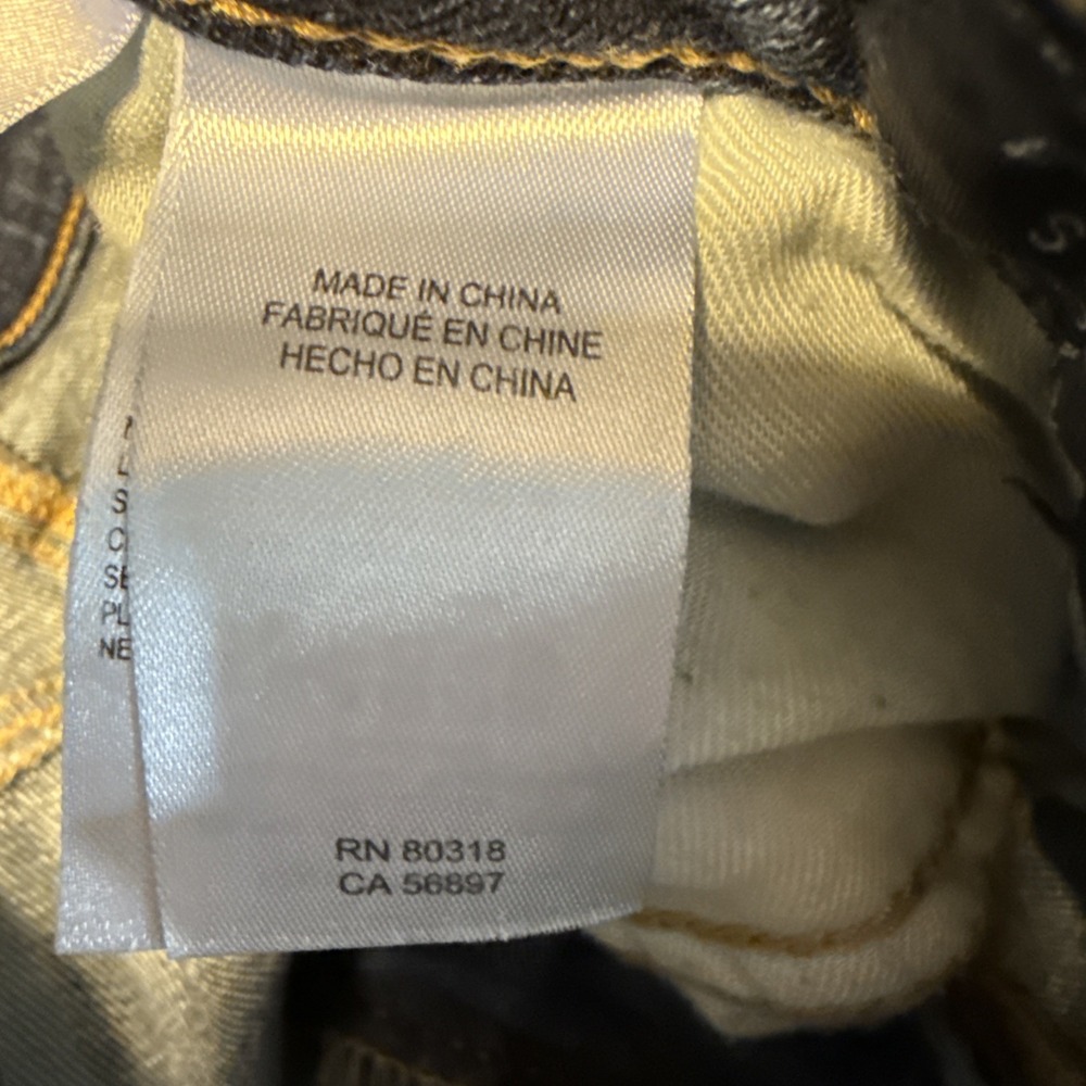 Lucky Brand Jeans Womens 10/30 Blue Low Rise Lolita Skinny‎ Dark Wash Raw Hem - Picture 9 of 10